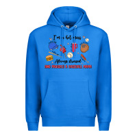 True Royal i'm a hot mess,always stressed,and proudly a baseb Premium Hoodie - MaliasSmallBusiness