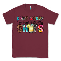 Burgundy don t worry i ve had both my shots Classic Tee - Zillion Design Studio