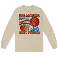 Mushroom diamonds are a girls best friend basketball Long Sleeve Tee - texasbilliewilder
