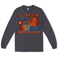Smoke diamonds are a girls best friend basketball Long Sleeve Tee - texasbilliewilder