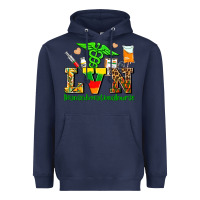 Navy lvn juneteenth licensed vocational nurse with croc Heavyweight Hoodie - AdoDesignShop