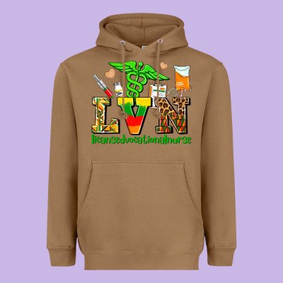 Lvn Juneteenth Licensed Vocational Nurse With Croc Heavyweight Hoodie Designed By Adodesignshop