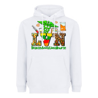 White lvn juneteenth licensed vocational nurse with croc Heavyweight Hoodie - AdoDesignShop