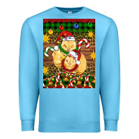 Ocean Blue Christmas chick air freshener Premium Sweatshirt - Artiststas