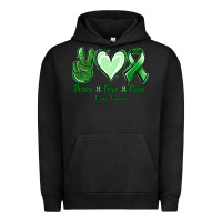 Pigment Black Peace love cure Liver Cancer Urban Hoodie - NancyCooperArtShop
