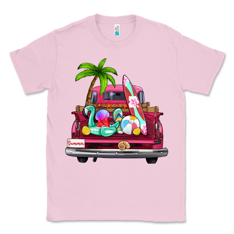 Summer Truck Farm Truck Classic Tee by Zillion Design Studio | Teevron
