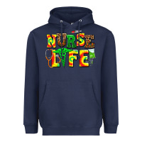 Navy juneteenth nurse life Heavyweight Hoodie - AdoDesignShop