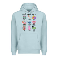 Blue Mist gos says ı am easter Premium Hoodie - MaliasSmallBusiness