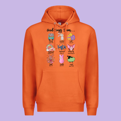 Gos Says ı Am Easter Premium Hoodie Designed By Maliassmallbusiness