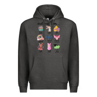 Charcoal Heather gos says ı am easter Premium Hoodie - MaliasSmallBusiness