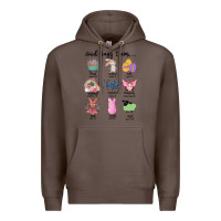 Coffee gos says ı am easter Premium Hoodie - MaliasSmallBusiness