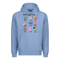 Colony Blue gos says ı am easter Premium Hoodie - MaliasSmallBusiness