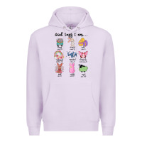 Lilac gos says ı am easter Premium Hoodie - MaliasSmallBusiness