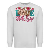 Dove Grey love shih tzus Premium Sweatshirt - JahusDesignShop