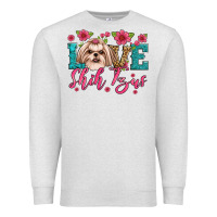 Oatmeal Heather love shih tzus Premium Sweatshirt - JahusDesignShop