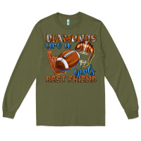 Army Green diamonds are a girls best friend football Long Sleeve Tee - texasbilliewilder