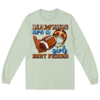 Matcha diamonds are a girls best friend football Long Sleeve Tee - texasbilliewilder