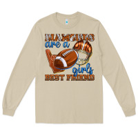 Mushroom diamonds are a girls best friend football Long Sleeve Tee - texasbilliewilder