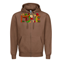 Chestnut Mexico Love Zipper Hoodie - texasbilliewilder