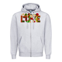 Heather Grey Mexico Love Zipper Hoodie - texasbilliewilder