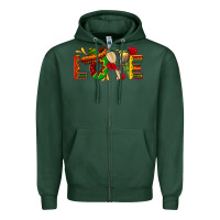 Sports Green Mexico Love Zipper Hoodie - texasbilliewilder
