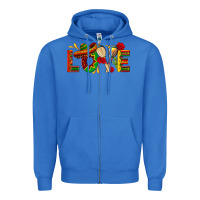 True Royal Mexico Love Zipper Hoodie - texasbilliewilder