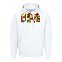 White Mexico Love Zipper Hoodie - texasbilliewilder