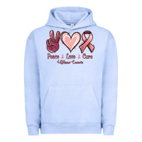 Pigment Grape Ice Peace love cure Uterine Cancer Urban Hoodie - NancyCooperArtShop