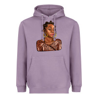 Lavender afro woman Heavyweight Hoodie - AdoDesignShop
