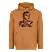 Meerkat afro woman Heavyweight Hoodie - AdoDesignShop