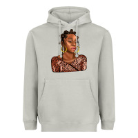 Moon Dust afro woman Heavyweight Hoodie - AdoDesignShop