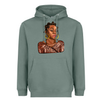 Sage afro woman Heavyweight Hoodie - AdoDesignShop