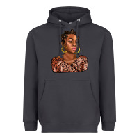 Smoke afro woman Heavyweight Hoodie - AdoDesignShop