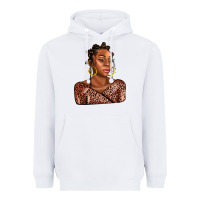 White afro woman Heavyweight Hoodie - AdoDesignShop