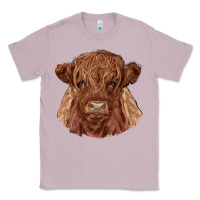 Lilac highland cow Classic Tee - RanaPortraitStore