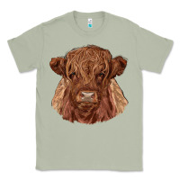 Matcha highland cow Classic Tee - RanaPortraitStore