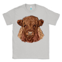 Moon Dust highland cow Classic Tee - RanaPortraitStore
