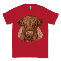 Red highland cow Classic Tee - RanaPortraitStore