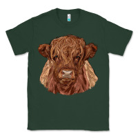 Sports Green highland cow Classic Tee - RanaPortraitStore