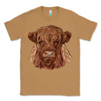 Toasted Coconut highland cow Classic Tee - RanaPortraitStore