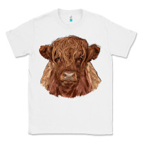 White highland cow Classic Tee - RanaPortraitStore