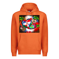 Carrot dominican republic  leopard Premium Hoodie - AdoDesignShop