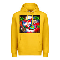 Lemon dominican republic  leopard Premium Hoodie - AdoDesignShop