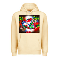 Pina Colada dominican republic  leopard Premium Hoodie - AdoDesignShop