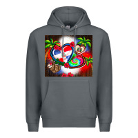 Rock dominican republic  leopard Premium Hoodie - AdoDesignShop