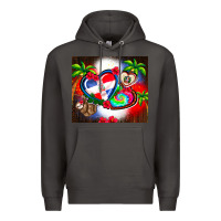 Smoke dominican republic  leopard Premium Hoodie - AdoDesignShop