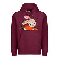 Burgundy so hoppin boujee easter bunny stanley Premium Hoodie - MaliasSmallBusiness