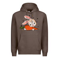 Coffee so hoppin boujee easter bunny stanley Premium Hoodie - MaliasSmallBusiness