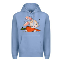 Colony Blue so hoppin boujee easter bunny stanley Premium Hoodie - MaliasSmallBusiness