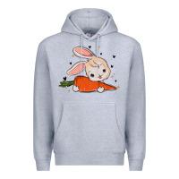 Heather Grey so hoppin boujee easter bunny stanley Premium Hoodie - MaliasSmallBusiness